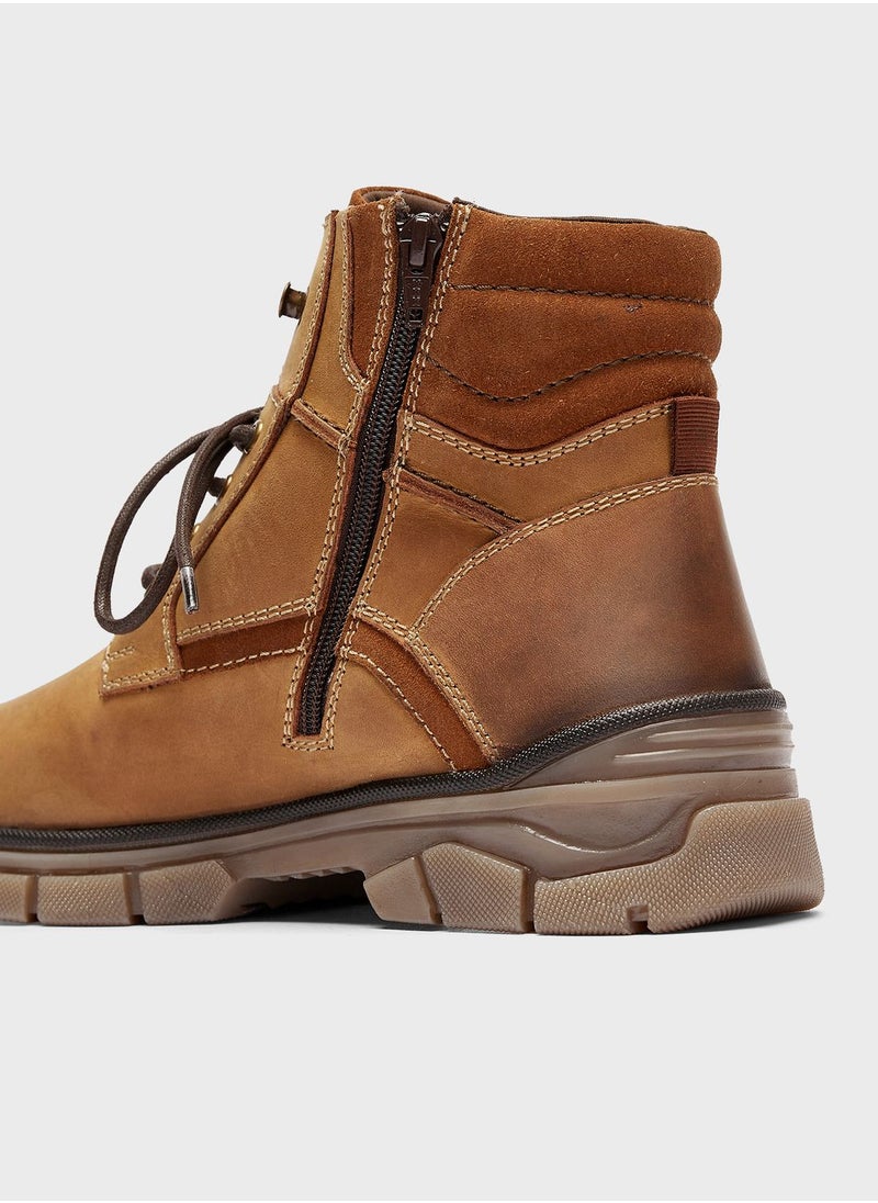 Lee Cooper Lace Up Ankle Boots  - Image 5