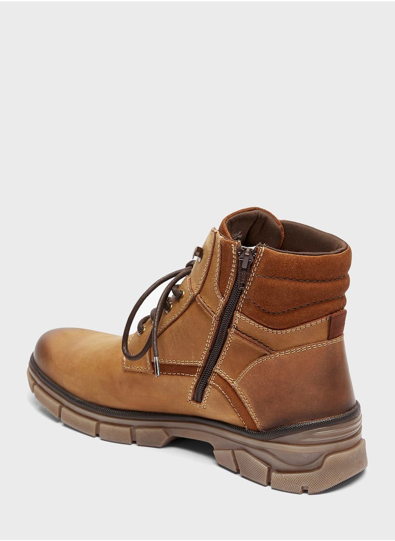 Lee Cooper Lace Up Ankle Boots  - Image 3