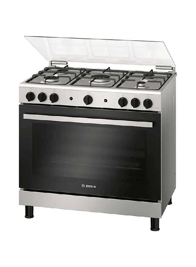 Bosch Gas Cooker, 5 Burners, 90 cm, Stainless Steel - HGV1F8Y52S HGV1F8Y52S Stainless Steel - Image 1