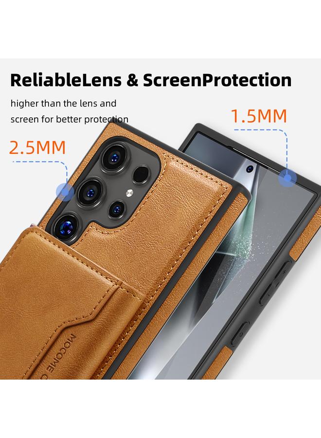 S-TOP Case For Samsung Galaxy S22 5G Shield Multi-functional MagSafe Card Bag Phone Case - Image 4