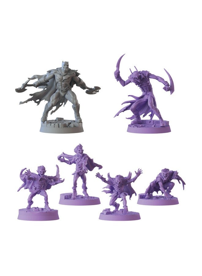 CMON Zombicide Dark Night Metal Pack #1 - Battle The Batman Who Laughs and His Horrific Minions! Cooperative Strategy Board Game, Ages 14+, 1-6 Players, 60 Minute Playtime, Made by CMON - Image 2