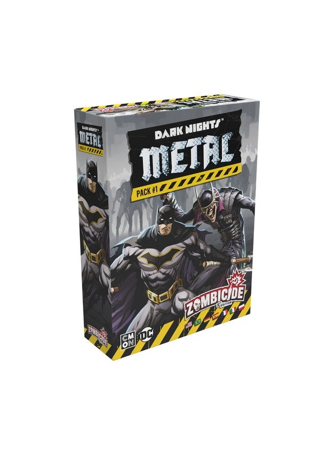 CMON Zombicide Dark Night Metal Pack #1 - Battle The Batman Who Laughs and His Horrific Minions! Cooperative Strategy Board Game, Ages 14+, 1-6 Players, 60 Minute Playtime, Made by CMON - Image 1