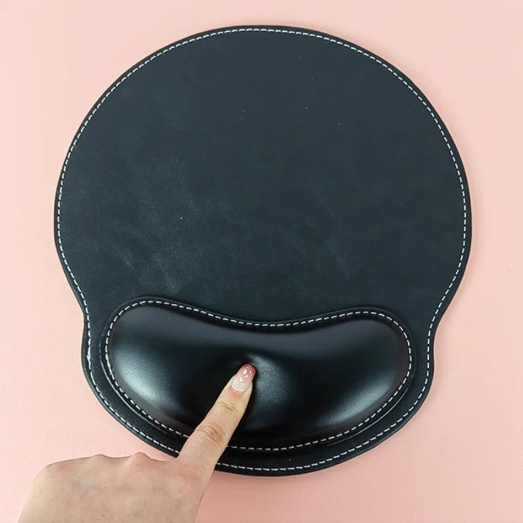 Y&D Ergonomic Memory Foam Mouse Pad Wrist Rest Desk Pad Leather Gaming Computer Mousepad Laptop Keyboard Pad Office Home Pain Relief - Image 5