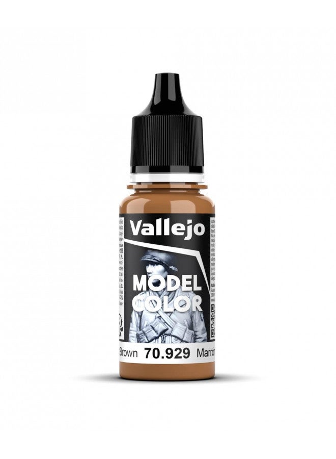 Vallejo Light Brown Model Color Paint, 17ml - Image 1