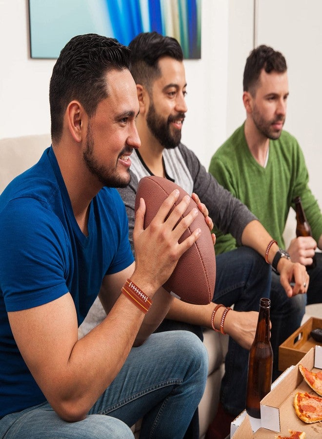 Zhanmai Football Theme Silicone Wristbands Stretch Bracelets Sport Themed Party Accessories Supplies for Football Sport Theme Birthday Decorations Gift Party Favors (150 Pieces) - Image 4