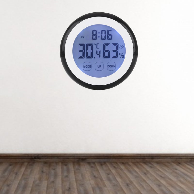 LCD Temperature Humidity Meter Hygrometer without Battery (Black) - Image 5