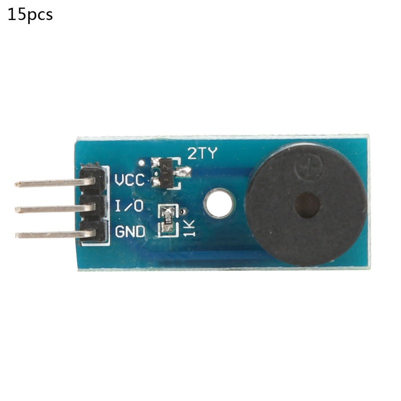 15Pcs Buzzer Module Passive Low Level Trigger Electronics Audio Accessories 3.3V-5V - Image 1