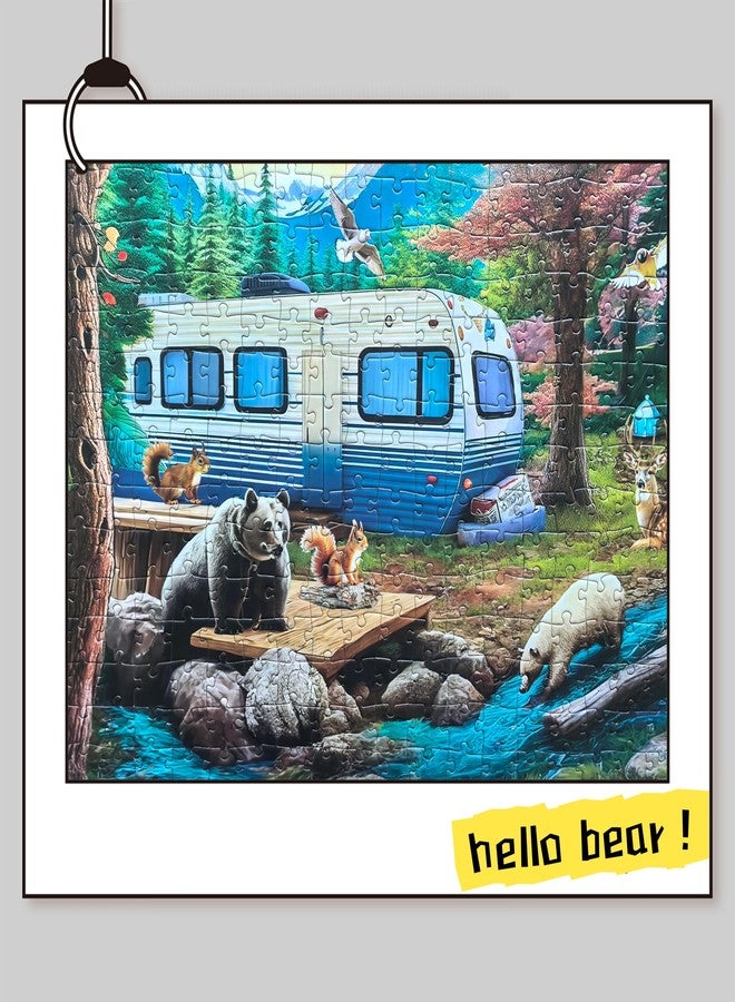 Mulic 300 Pieces Puzzles for Adults - Jigsaw Puzzles for Kids - Forest Bear Adventure - Image 2