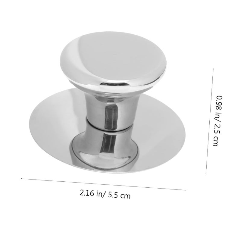 Stainless Steel Pot Lid Knobs Replacement Set of 4 Anti Scald Cookware Handles - Image 3