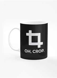 Stylizedd Designer Printed Coffee Mug with Heavy Duty Handle 11oz Ceramic Personalised Gift Mugs Cup [Microwave Safe & Dishwasher Proof] - Oh Crop  - Image 1