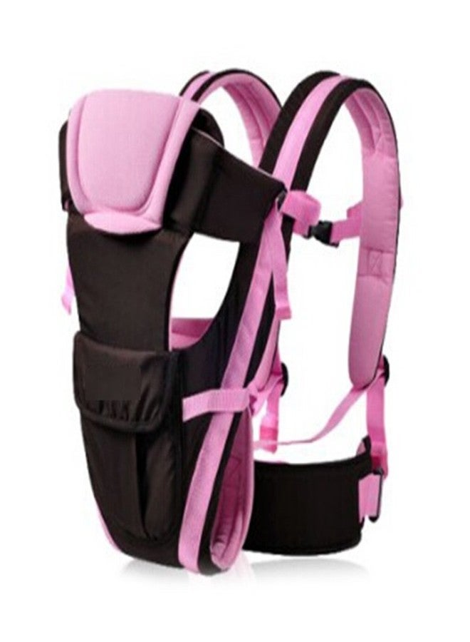 Smilecasters Adjustable Hands-Free 4-in-1 Baby Carrier (Pink) - Image 1