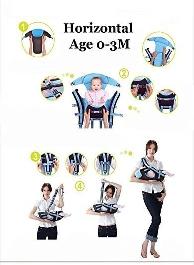 Smilecasters Adjustable Hands-Free 4-in-1 Baby Carrier (Pink) - Image 5