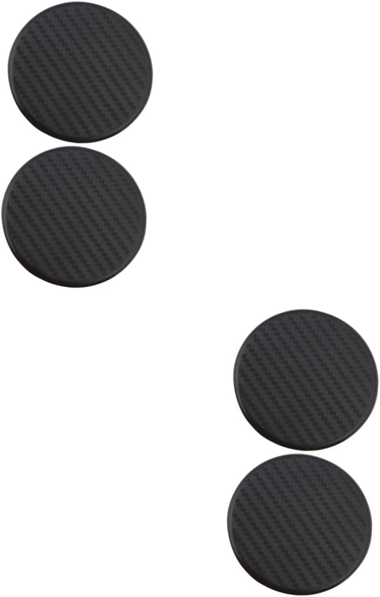 FAVOMOTO 8pcs Non- Car Cup and Wear-Resistant Drink Mats for Daily Use Round Shape Black Color for Cup Holders and Travel - Image 1