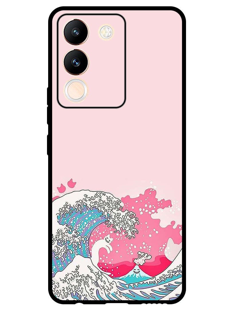 Theodor Protective Case Anti Scratch Shock Proof Bumper Cover For Vivo Y200 Waves - Image 1