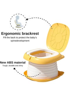 Ominii Travel Potty for Toddler,Portable Potty Training Toilet,for Indoor and Outdoor 2-in-1 Car Potty Chair,Folding Toilet,Toilet Male and Female Baby,Portable Outing Travel Car for Baby  - Image 5