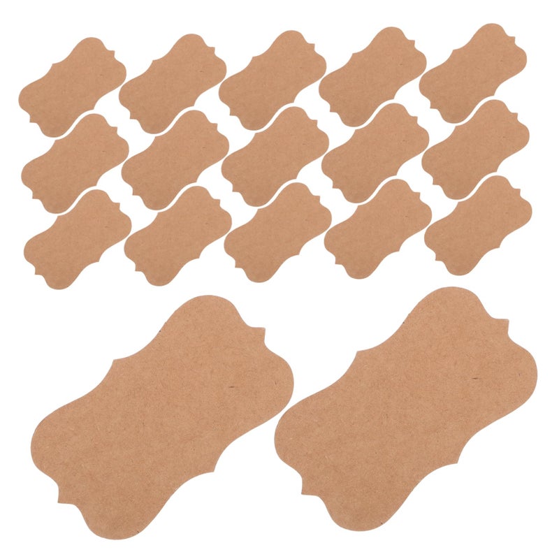 100pcs Kraft Paper Blank Business Cards Tear Resistant for Indexing Recipes Organizing DIY Projects Professional Use Weddings - Image 2