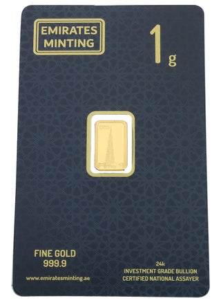Emirates Minting 1 Gram Burj Khalifa Gold Bar 999.9 Purity - pzsku/Z10C0889D7DA0C2CC66B4Z/45/_/1731506646/6cbd46a9-6154-4f73-a625-abe986e042df