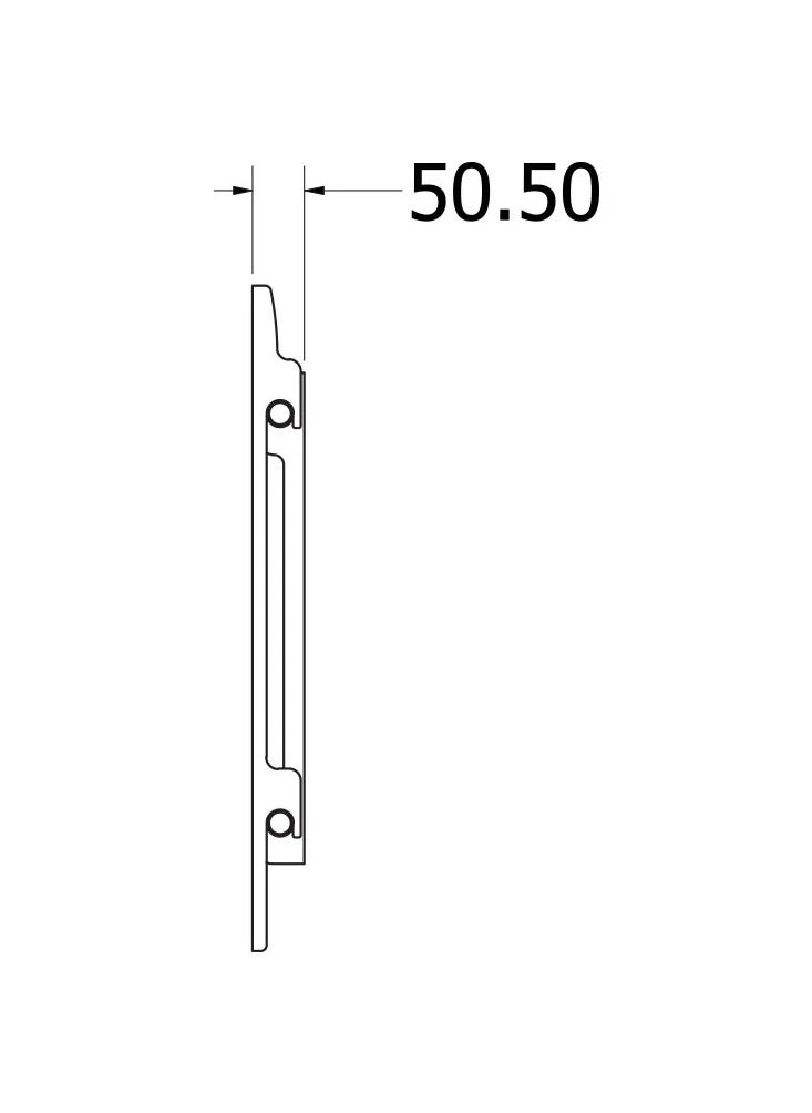 Fixed TV Wall Mount for 98-110 Inch Flat Panel Displays up to 130 kg, Universal Design for Standard Displays and Interactive Screens, VESA Compliant, Black | TF-LG110F