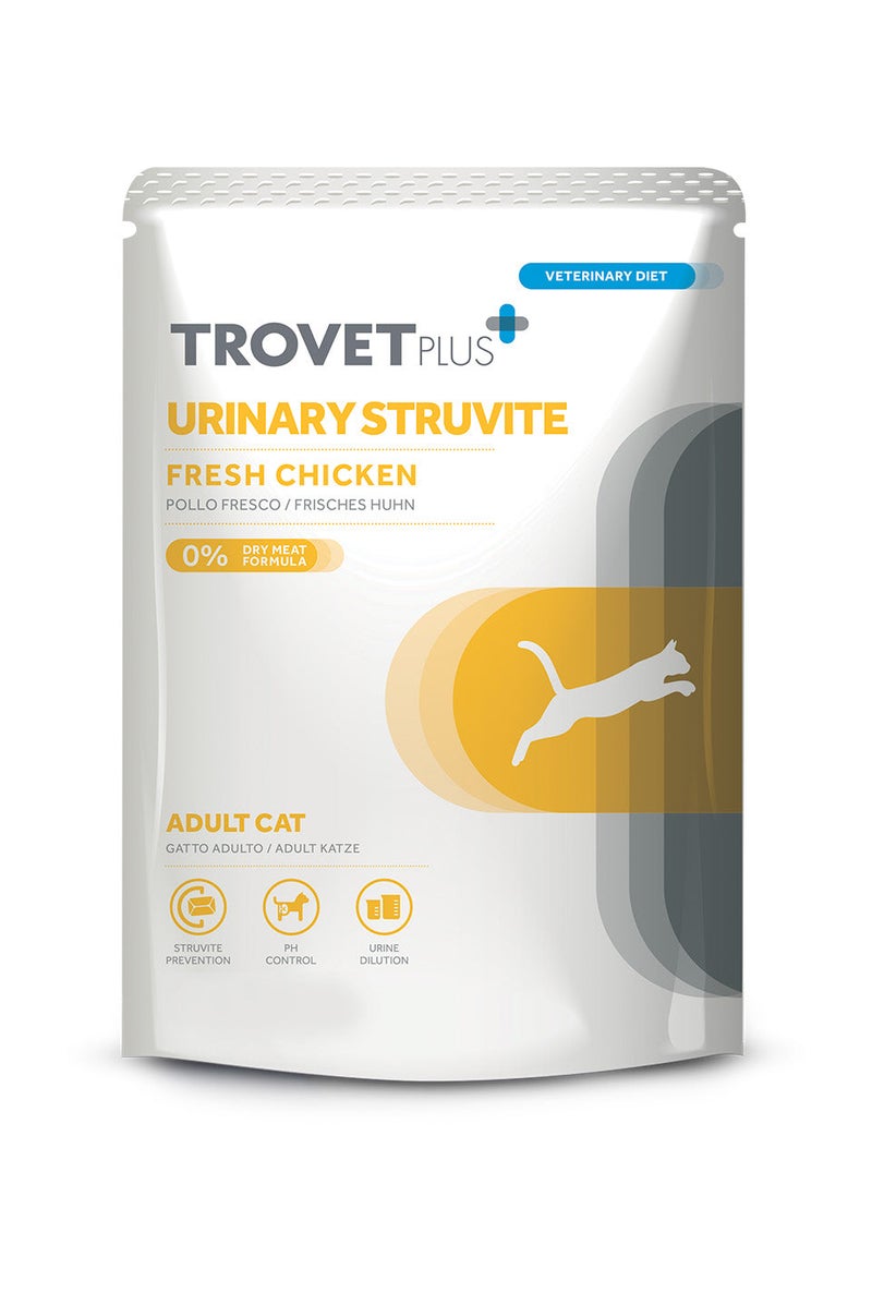 Trovet Trovet Plus Pouch Cat Urinary Struvite Veterinary Diets Wet Food 85g - Image 1