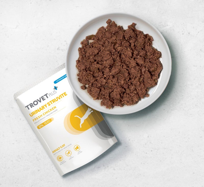 Trovet Trovet Plus Pouch Cat Urinary Struvite Veterinary Diets Wet Food 85g - Image 2