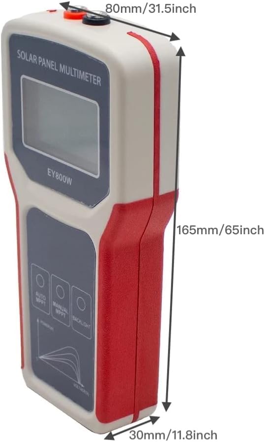 VQP Solar Panel Tester/EY800W Solar Panel Meter/PV Testing Instrument Ultra Open Circuit Voltage Auto/Manual MPPT Clear LCD - Image 2