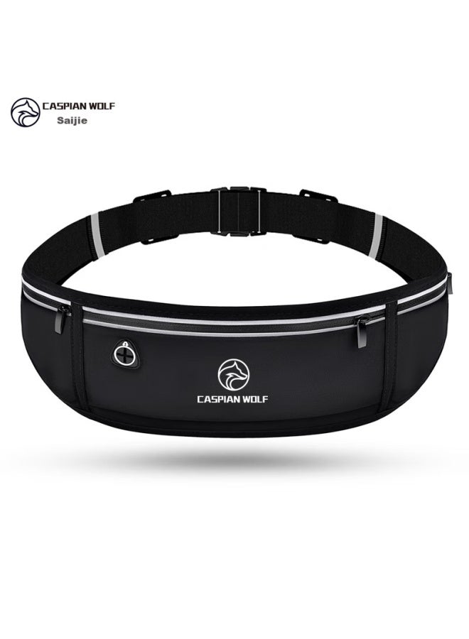 Caspian Wolf Sports Running Waist Pack For Men And Women, Sweat-proof Phone Waist Bag, Marathon Gear, Fitness Invisible Waist Belt Phone Pouch - Image 1