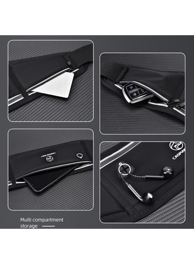 Caspian Wolf Sports Running Waist Pack For Men And Women, Sweat-proof Phone Waist Bag, Marathon Gear, Fitness Invisible Waist Belt Phone Pouch - Image 4