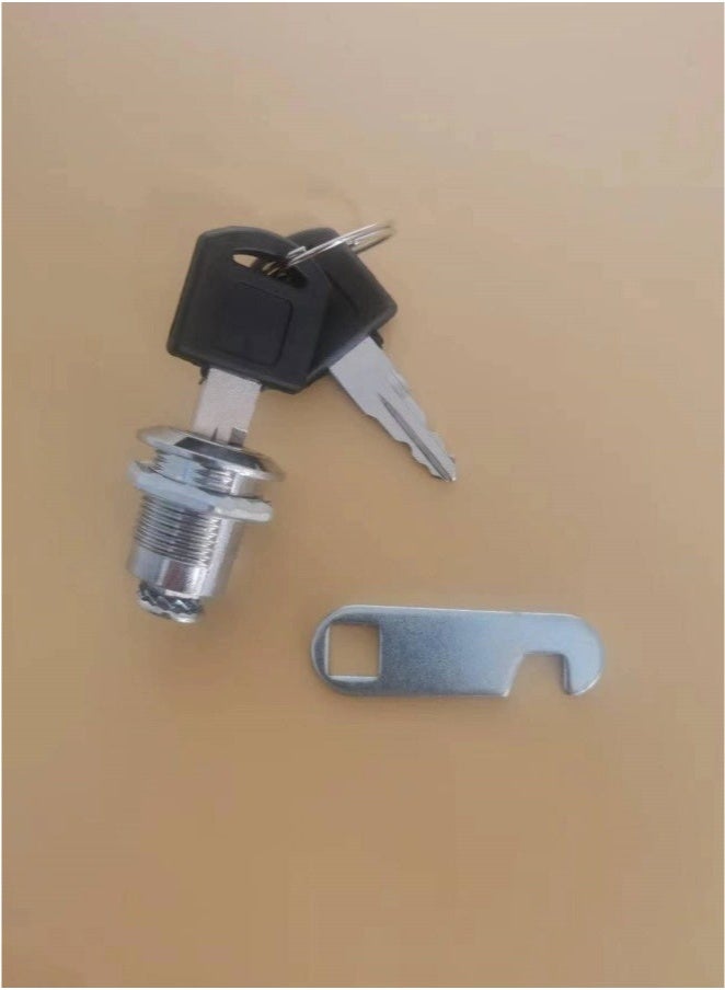 Zinc Alloy Cabinet Lock Cam Lock, Wardrobe Lock Drawer Lock, Office Furniture Lock  - Image 3
