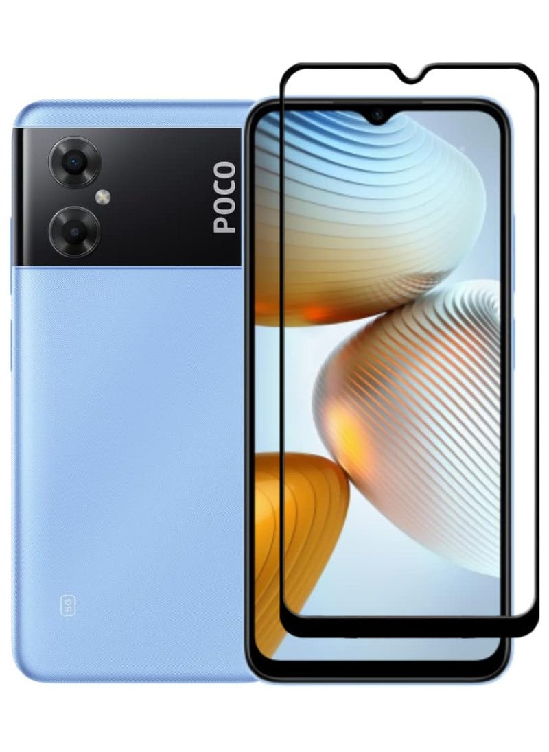 ACLIX Antistatic ESD Dustproof Premium Quality High Definition Tempered Glass Screen Protector Designed For Xiaomi Poco M4 5G - Image 1
