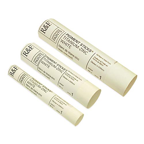 R&F Handmade Paints - Professional Oil Pigment Stick, Titanium-Zinc White, 38 ml - Image 3