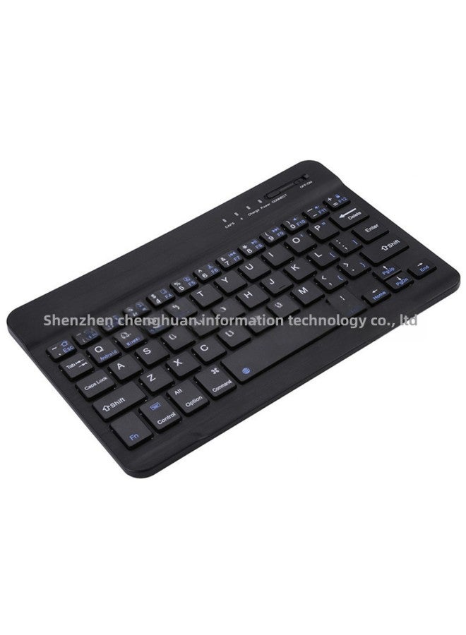 Wireless Bluetooth Keyboard Tablet PC Bluetooth Keyboard Three System Universal Keyboard Learning Machine Keyboard Large Cong-Color:10 Inch Black - Image 4