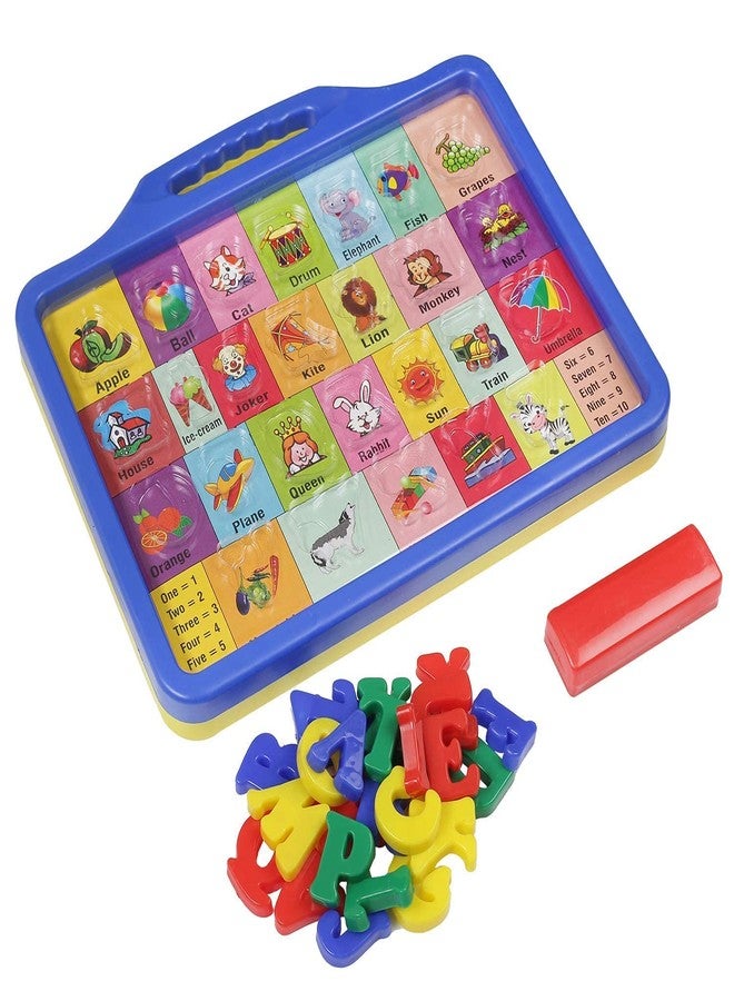 TE Alphabets Slate for Kids Slate and Writing Board Educational Alphabet Slate 2 in 1 to Learn, Spellings & Alphabets Along with Green Writing Board for Kids Slate Alfabet Slet (Multi Color) - Image 3