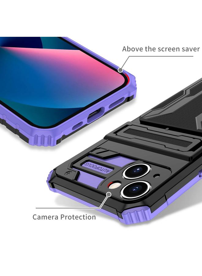 إيروريكس جراب لهاتف iPhone 15 Plus مزود بمسند ومحفظة وبطاقة - Image 4