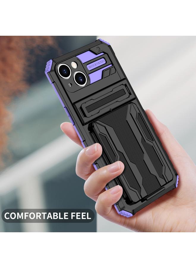 إيروريكس جراب لهاتف iPhone 15 Plus مزود بمسند ومحفظة وبطاقة - Image 5