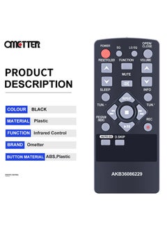 New AKB36086229 for Audio System Player Remote Control XDSS MP3