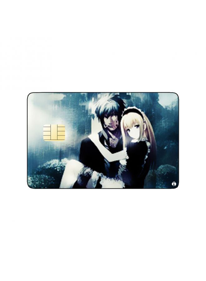 RKN PRINTED BANK CARD STICKER Cute Anime Couple - Image 2