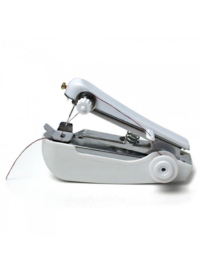 Portable manual mini mini sewing machine household handheld simple sewing machine God pocket small tailor machine - Image 1
