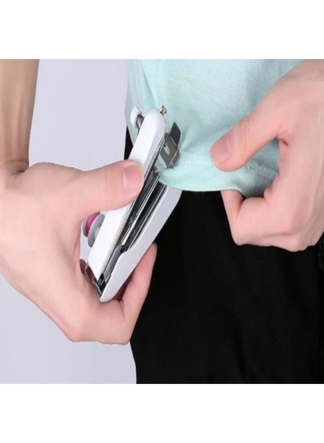 Portable manual mini mini sewing machine household handheld simple sewing machine God pocket small tailor machine - Image 5