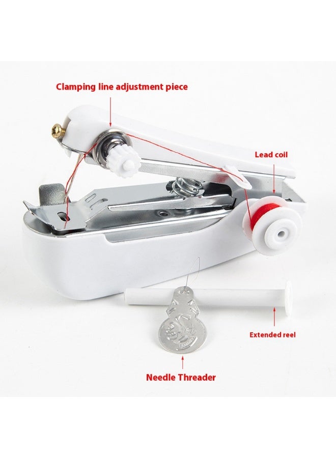 Portable manual mini mini sewing machine household handheld simple sewing machine God pocket small tailor machine - Image 3