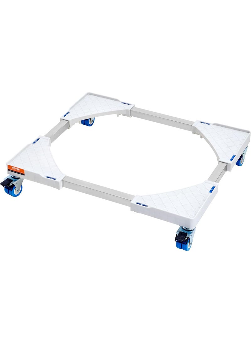 قاعدة نقل الأجهزة المنزلية بعجلات قابلة للقفل – قاعدة متنقلة قابلة للتعديل والتوسيع للثلاجات الصغيرة، الغسالات، المجففات، والثلاجات – مناسبة لعرض 15 إلى 24.2 بوصة - Image 3