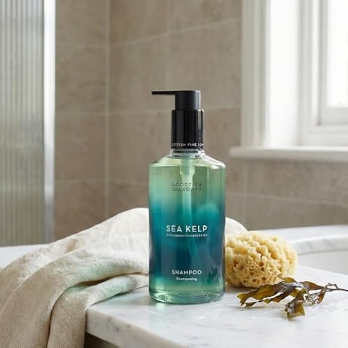 Scottish Fine Soaps Sea Kelp Collection Shampoo, Marine Spa-Like Scent with Green Fruity Notes, White Jasmine, Lily, Rose, 300ml - Image 5