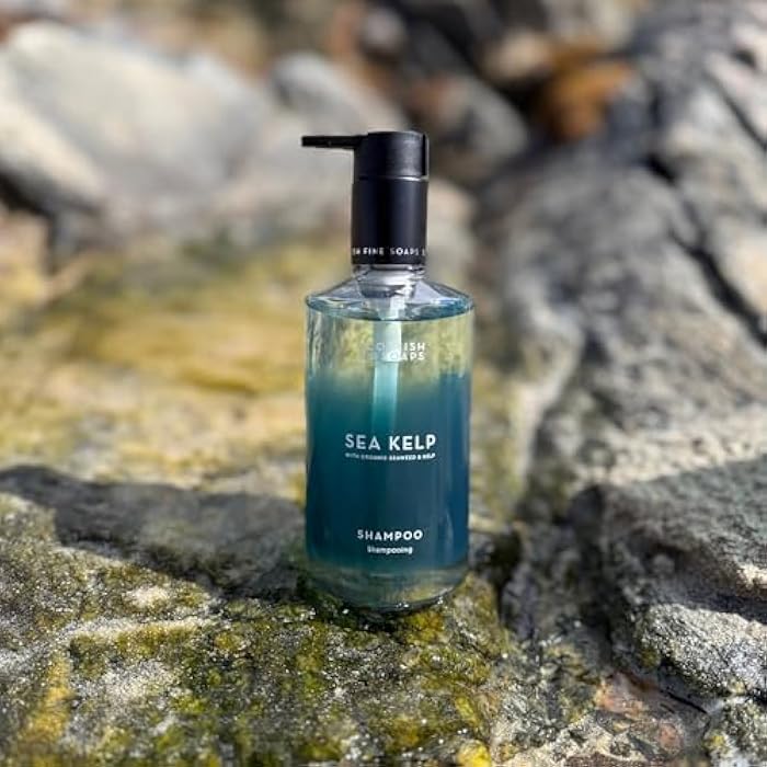 Scottish Fine Soaps Sea Kelp Collection Shampoo, Marine Spa-Like Scent with Green Fruity Notes, White Jasmine, Lily, Rose, 300ml - Image 2