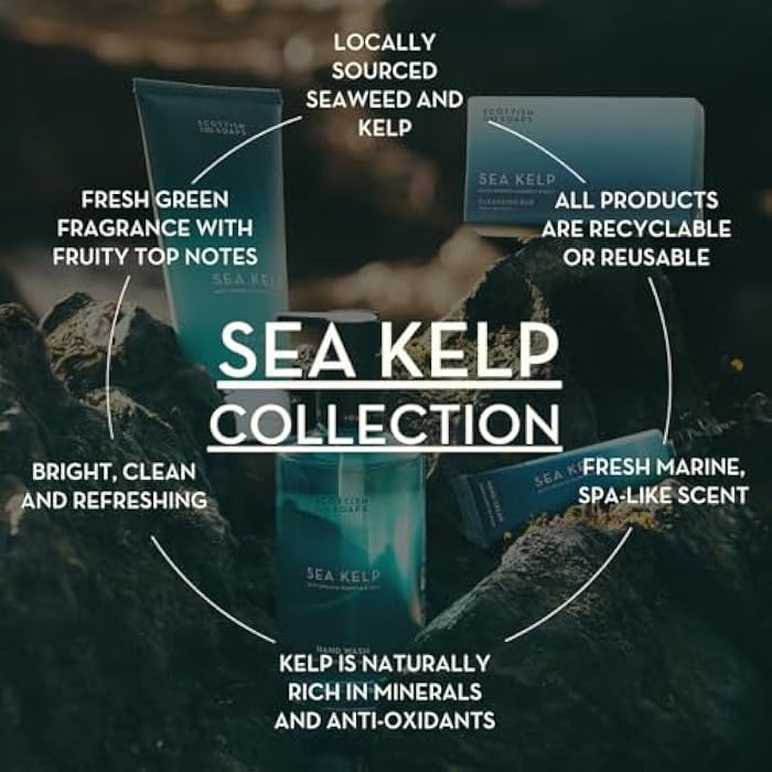 Scottish Fine Soaps Sea Kelp Collection Shampoo, Marine Spa-Like Scent with Green Fruity Notes, White Jasmine, Lily, Rose, 300ml - Image 3