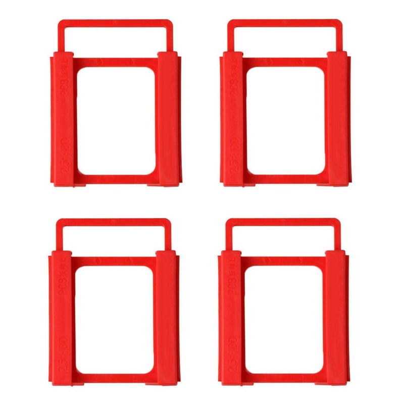 LipiWorld® 2.5 Inch to 3.5 Inch Bracket SSD HDD Notebook Hard Disk Drive Plastic Adapter Mount (Pack-4) - Image 1