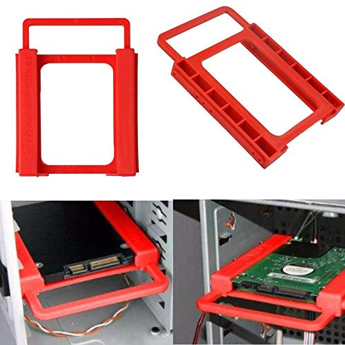 LipiWorld® 2.5 Inch to 3.5 Inch Bracket SSD HDD Notebook Hard Disk Drive Plastic Adapter Mount (Pack-4) - Image 4