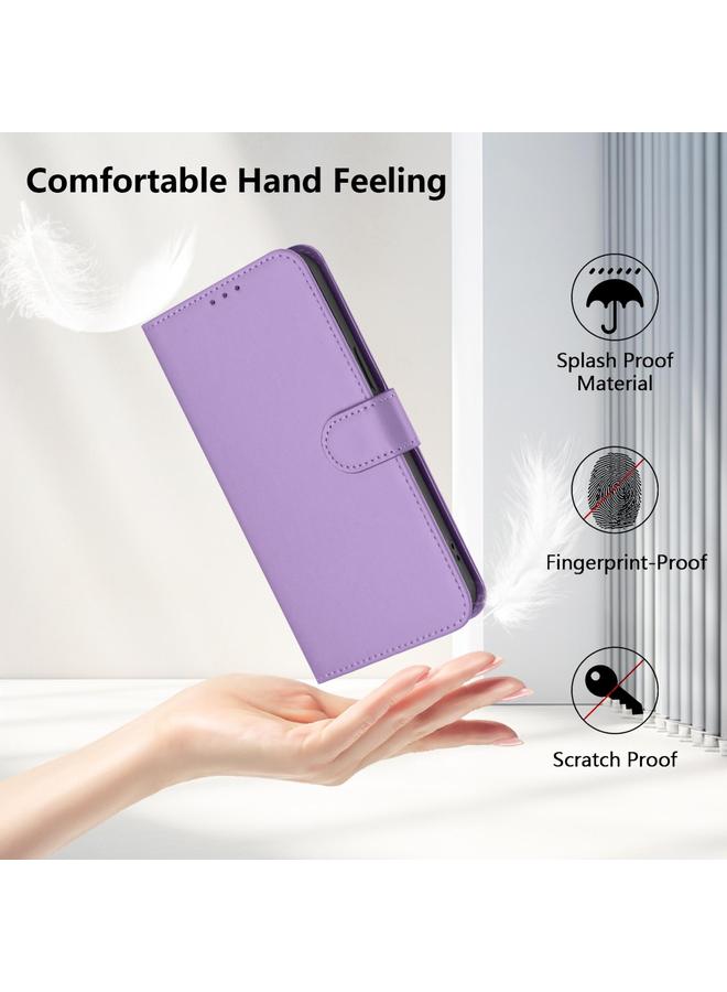 The Bros Phone Case For Honor 400 Lite Skin Feel Solid Color Leather Phone Phone Case with Lanyard - Image 5