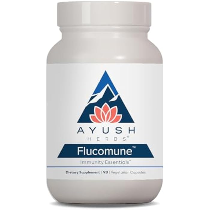 Ayush Herbs Flucomune, Immune Support Supplement, 90 Servings | Sinus Support for Women & Men, Herbal Lung & Respiratory Balance for Adults - Image 1