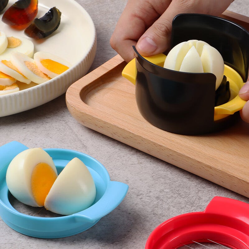 BJ Egg Cutter Three-In Multifunctional Egg Slicer, Peeling Tool, Separator, And Egg Cutting Device - Image 5