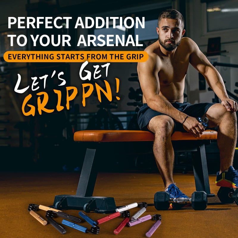 Carvanchy Grip Strength Trainer Set, 50-300LB(6 Pack), Wrist Forearm Strengthener, Metal No Slip, Hand Gripper Strengthener for Training and Exercise, Workout Squeezer - Image 4