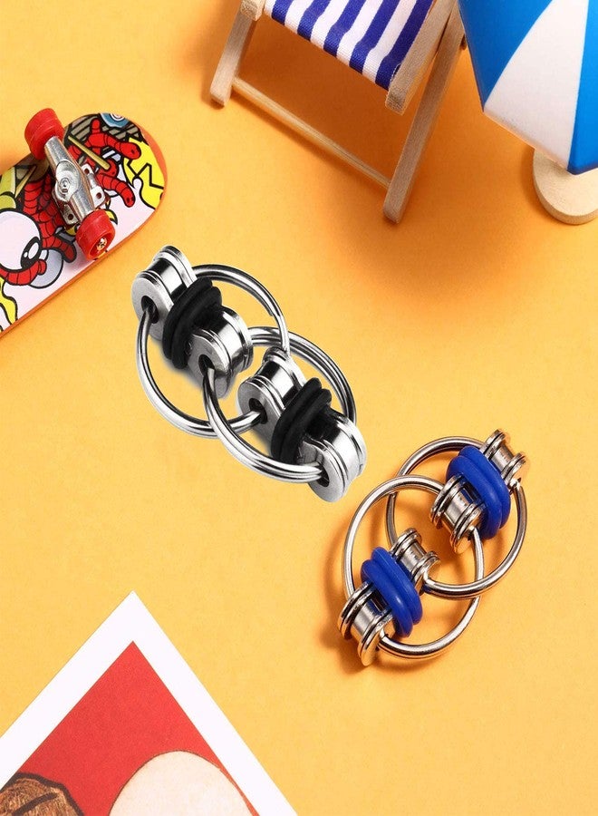 DBlosp Fidget Toy Flippy Chain Stress Anxiety Relief Chain ADHD and ADD, Anxiety Relief Bike Chain Toys for Adults and Teens （3 Pack） - Image 5